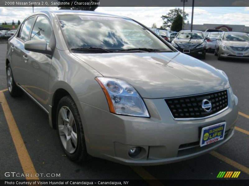 Sandstone / Charcoal/Steel 2008 Nissan Sentra 2.0