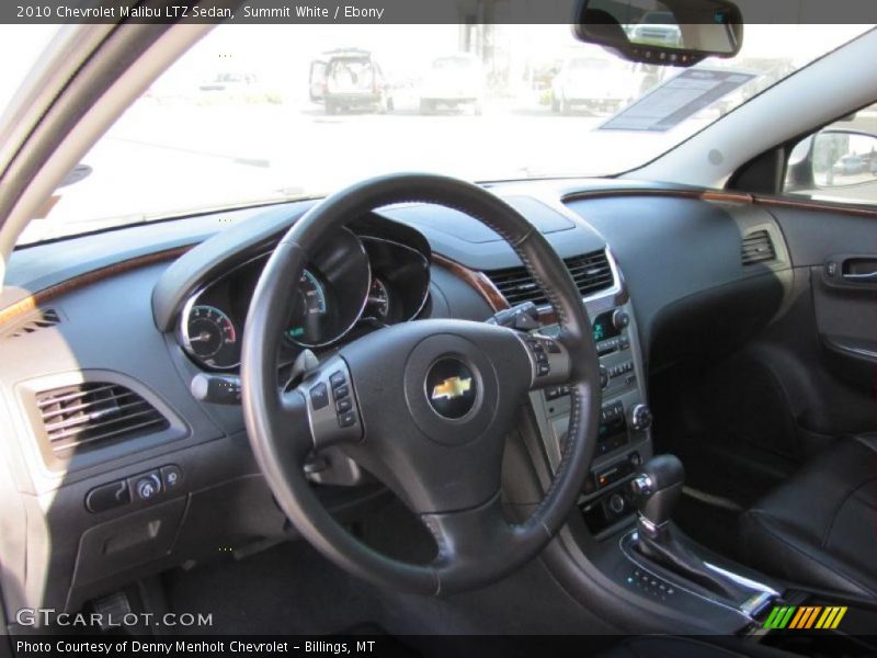 Summit White / Ebony 2010 Chevrolet Malibu LTZ Sedan