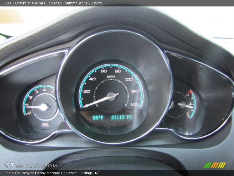 Summit White / Ebony 2010 Chevrolet Malibu LTZ Sedan