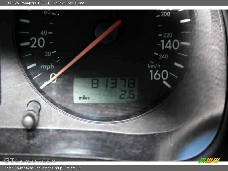 Reflex Silver / Black 2004 Volkswagen GTI 1.8T