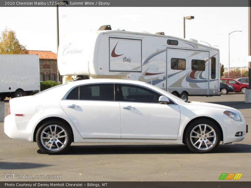 Summit White / Ebony 2010 Chevrolet Malibu LTZ Sedan