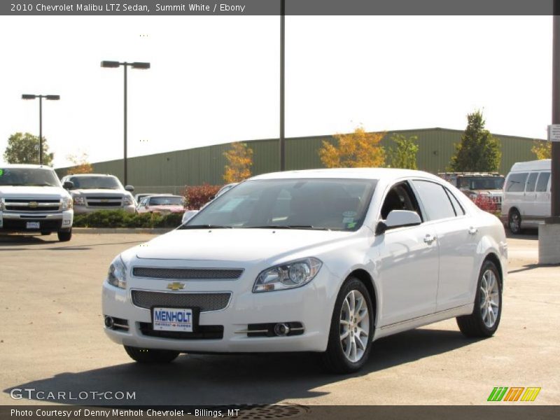 Summit White / Ebony 2010 Chevrolet Malibu LTZ Sedan