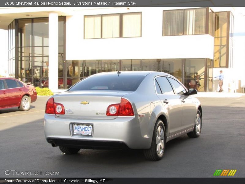 Silverstone Metallic / Titanium Gray 2008 Chevrolet Malibu Hybrid Sedan