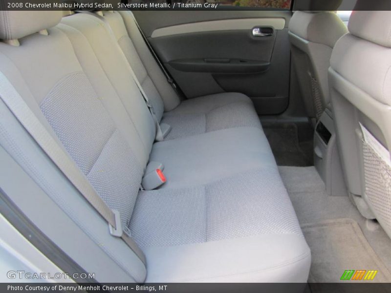 Silverstone Metallic / Titanium Gray 2008 Chevrolet Malibu Hybrid Sedan
