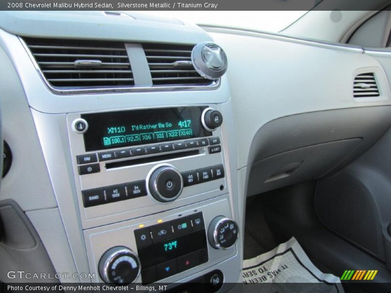 Silverstone Metallic / Titanium Gray 2008 Chevrolet Malibu Hybrid Sedan