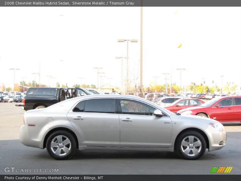 Silverstone Metallic / Titanium Gray 2008 Chevrolet Malibu Hybrid Sedan