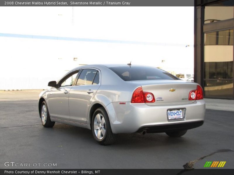 Silverstone Metallic / Titanium Gray 2008 Chevrolet Malibu Hybrid Sedan
