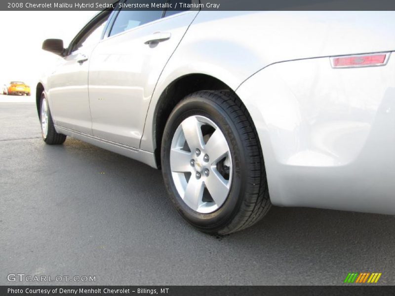 Silverstone Metallic / Titanium Gray 2008 Chevrolet Malibu Hybrid Sedan