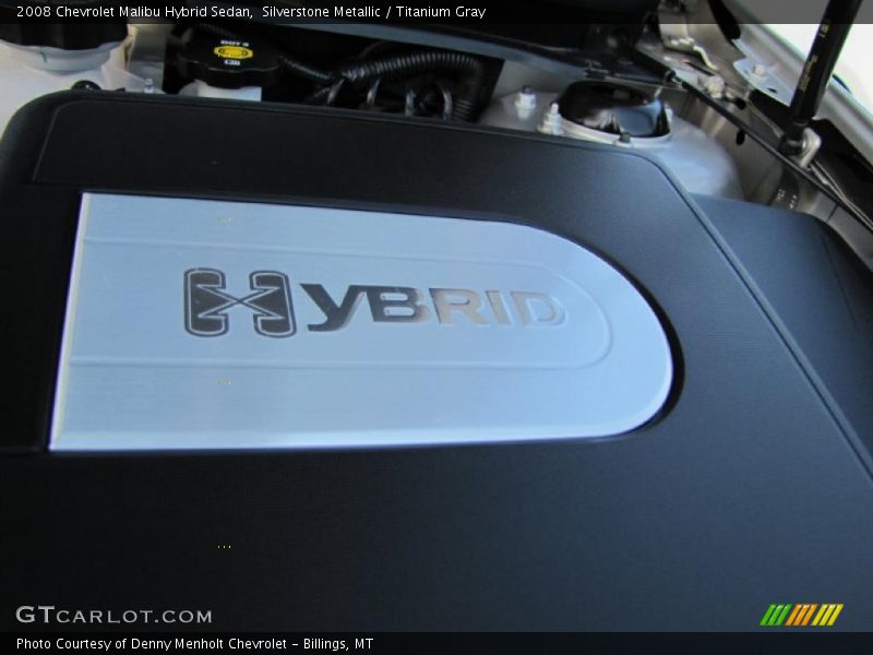 Silverstone Metallic / Titanium Gray 2008 Chevrolet Malibu Hybrid Sedan