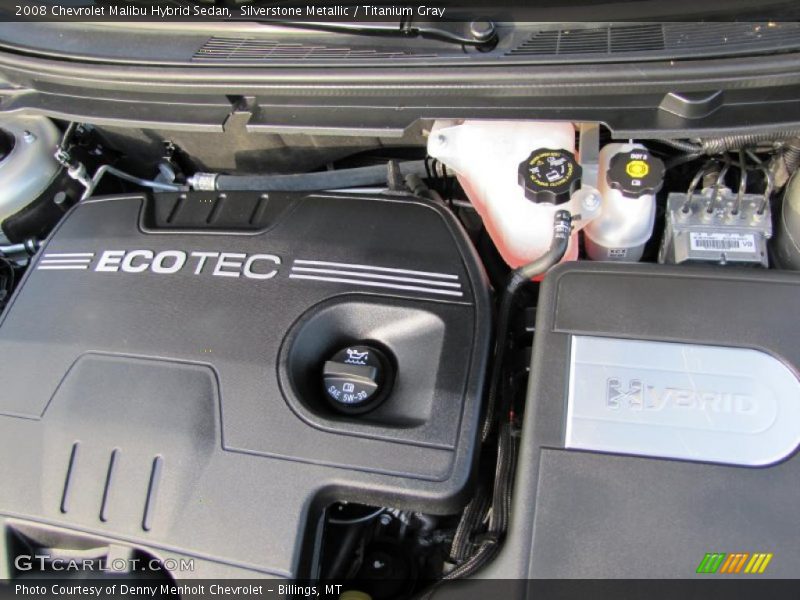  2008 Malibu Hybrid Sedan Engine - 2.4 Liter H DOHC 16-Valve VVT Ecotec 4 Cylinder Gasoline/Electric Hybrid