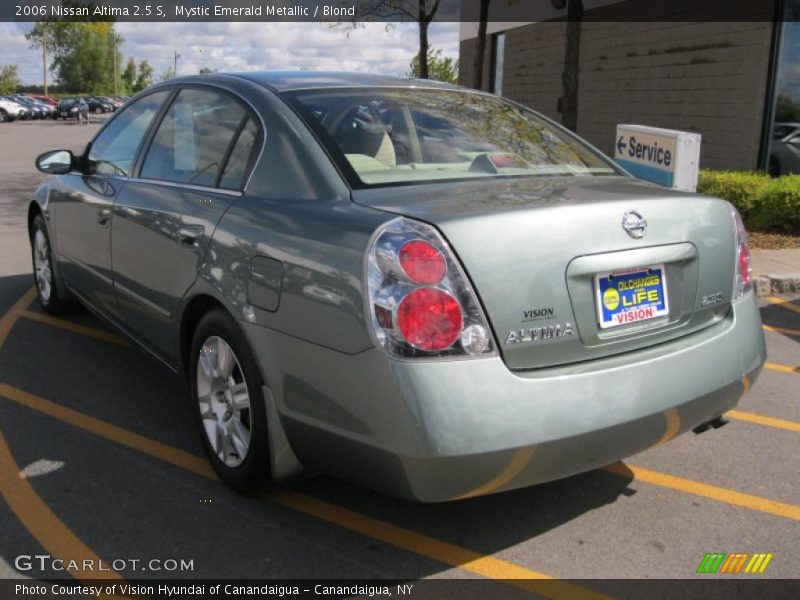 Mystic Emerald Metallic / Blond 2006 Nissan Altima 2.5 S