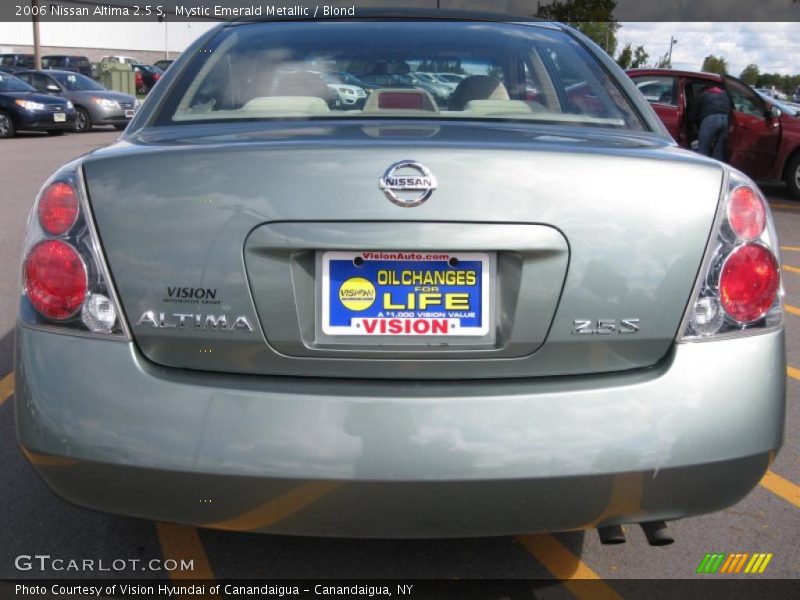 Mystic Emerald Metallic / Blond 2006 Nissan Altima 2.5 S