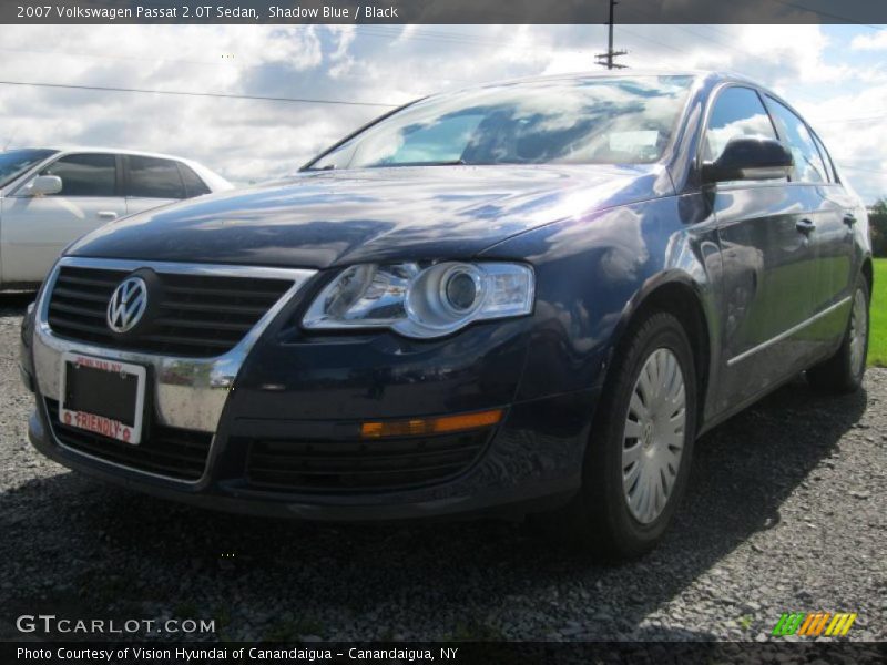 Shadow Blue / Black 2007 Volkswagen Passat 2.0T Sedan