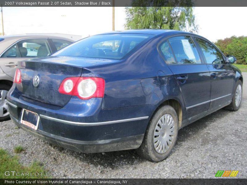 Shadow Blue / Black 2007 Volkswagen Passat 2.0T Sedan