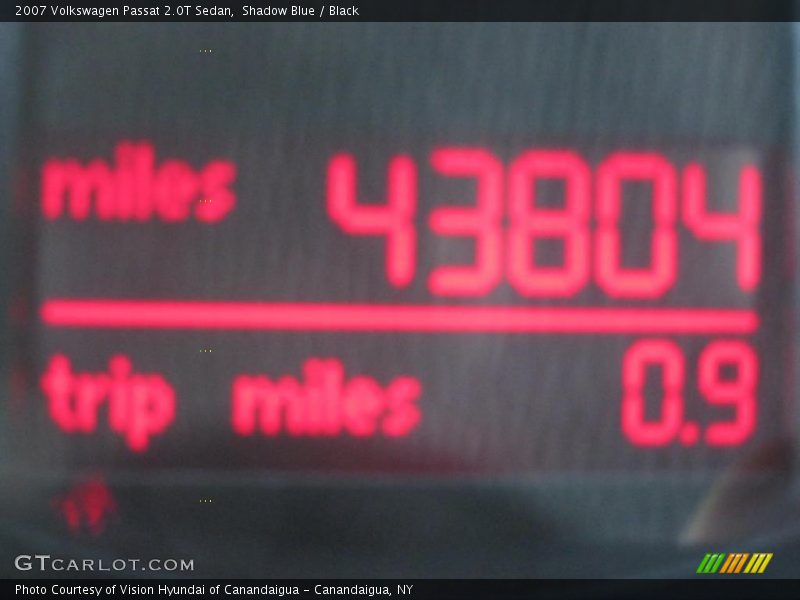 Shadow Blue / Black 2007 Volkswagen Passat 2.0T Sedan
