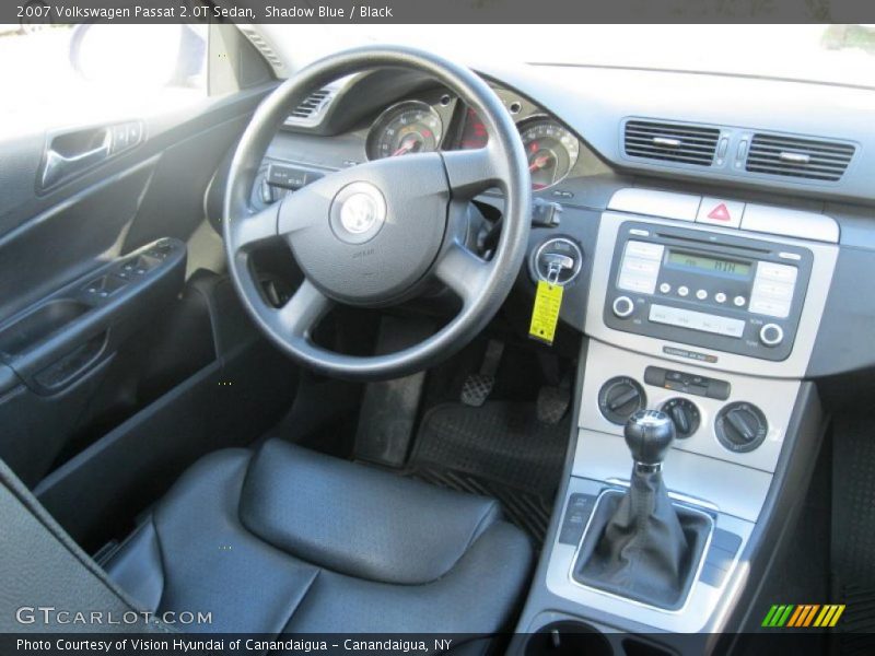 Shadow Blue / Black 2007 Volkswagen Passat 2.0T Sedan