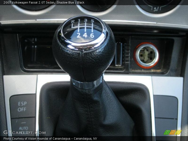 Shadow Blue / Black 2007 Volkswagen Passat 2.0T Sedan