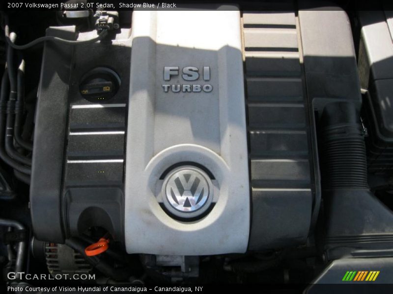 Shadow Blue / Black 2007 Volkswagen Passat 2.0T Sedan