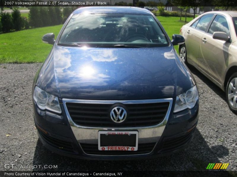 Shadow Blue / Black 2007 Volkswagen Passat 2.0T Sedan