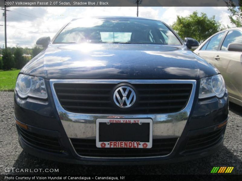 Shadow Blue / Black 2007 Volkswagen Passat 2.0T Sedan