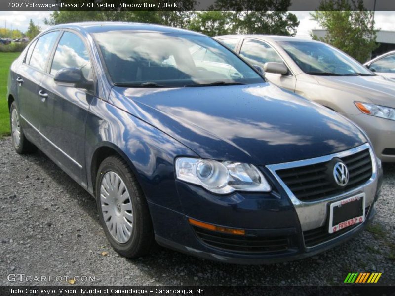 Shadow Blue / Black 2007 Volkswagen Passat 2.0T Sedan