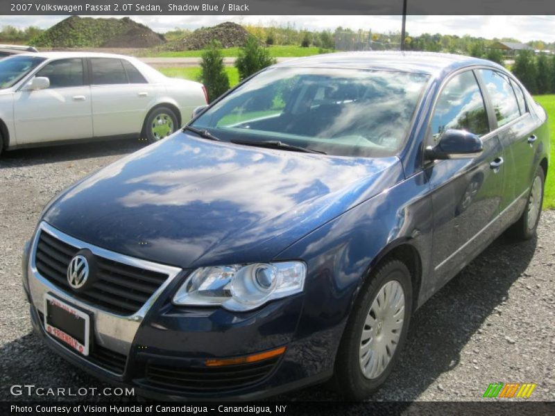 Shadow Blue / Black 2007 Volkswagen Passat 2.0T Sedan
