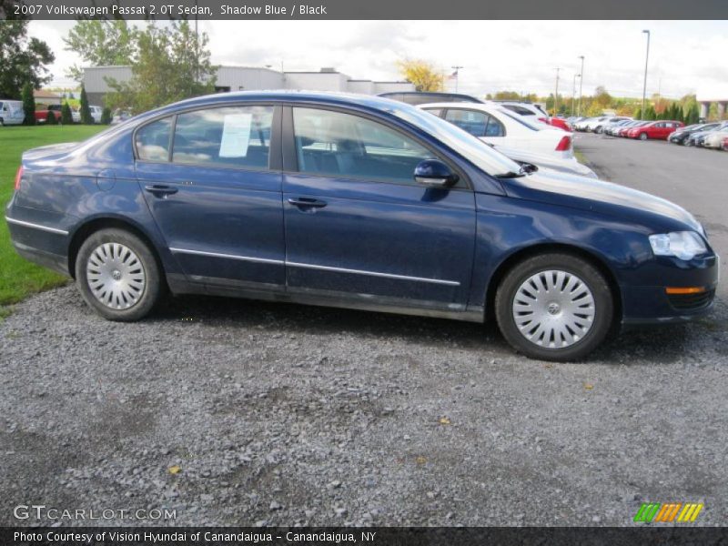Shadow Blue / Black 2007 Volkswagen Passat 2.0T Sedan