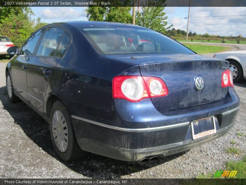 Shadow Blue / Black 2007 Volkswagen Passat 2.0T Sedan