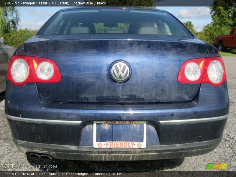 Shadow Blue / Black 2007 Volkswagen Passat 2.0T Sedan