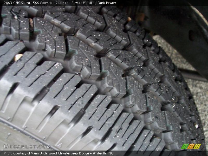 Pewter Metallic / Dark Pewter 2003 GMC Sierra 1500 Extended Cab 4x4