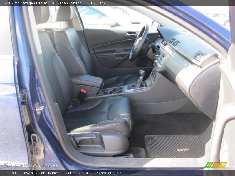 Shadow Blue / Black 2007 Volkswagen Passat 2.0T Sedan