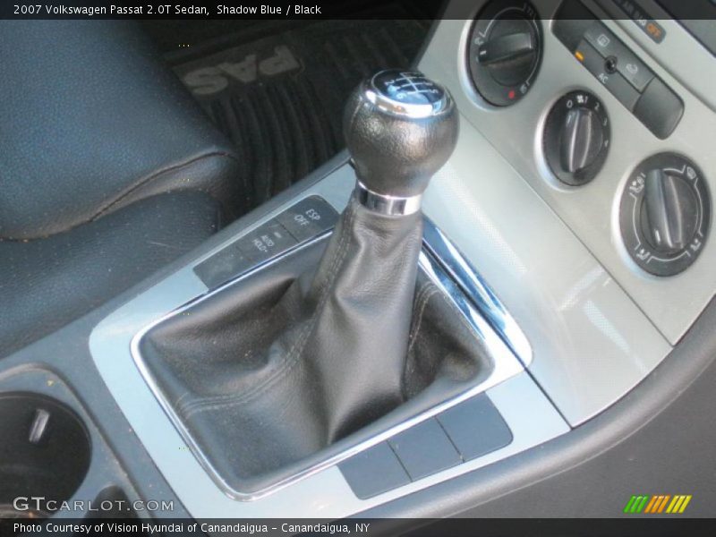 Shadow Blue / Black 2007 Volkswagen Passat 2.0T Sedan