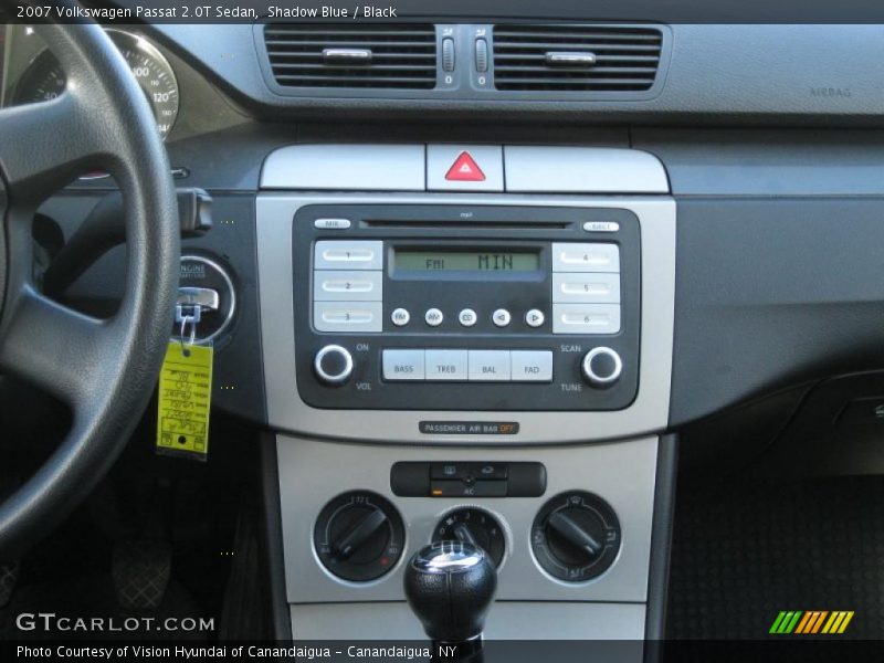 Shadow Blue / Black 2007 Volkswagen Passat 2.0T Sedan