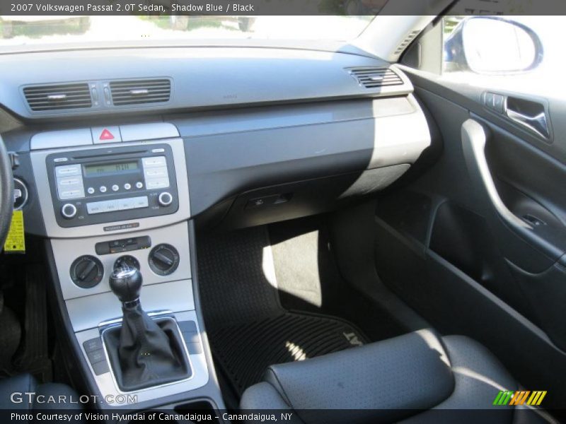 Shadow Blue / Black 2007 Volkswagen Passat 2.0T Sedan