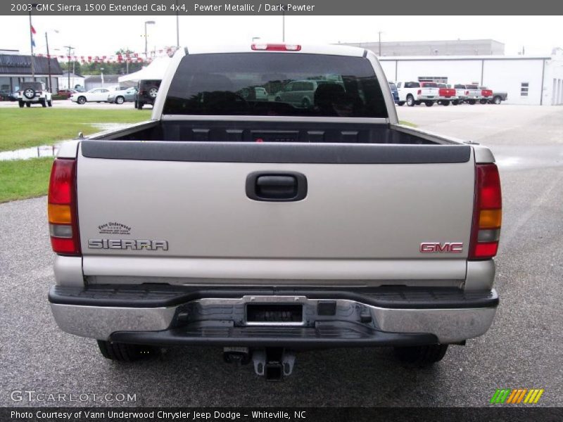 Pewter Metallic / Dark Pewter 2003 GMC Sierra 1500 Extended Cab 4x4