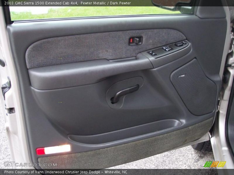 Pewter Metallic / Dark Pewter 2003 GMC Sierra 1500 Extended Cab 4x4