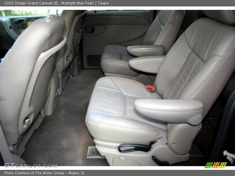 Midnight Blue Pearl / Taupe 2003 Dodge Grand Caravan ES