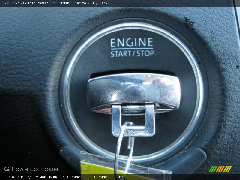 Shadow Blue / Black 2007 Volkswagen Passat 2.0T Sedan
