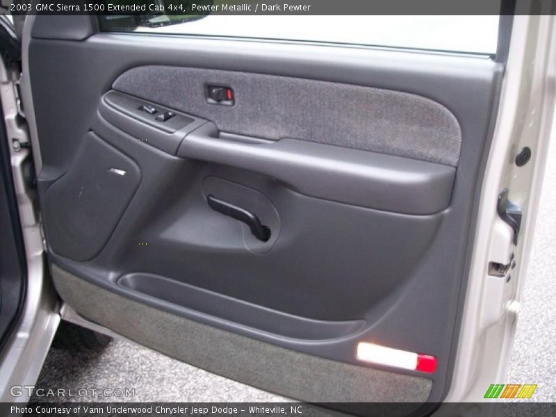 Pewter Metallic / Dark Pewter 2003 GMC Sierra 1500 Extended Cab 4x4