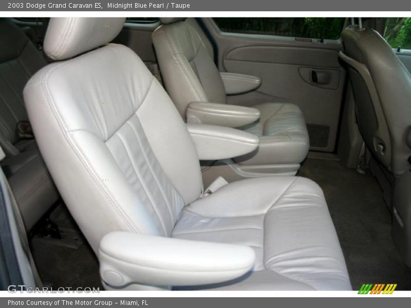 Midnight Blue Pearl / Taupe 2003 Dodge Grand Caravan ES