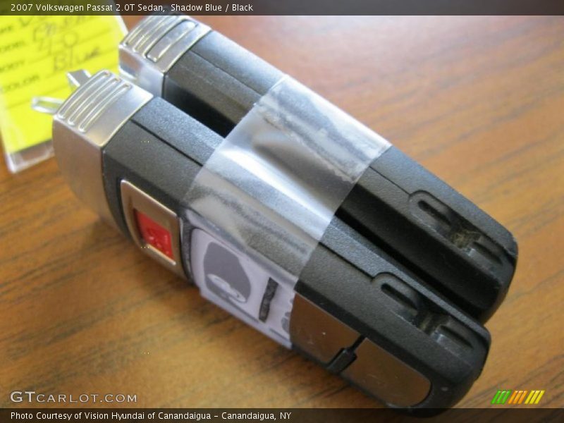 Shadow Blue / Black 2007 Volkswagen Passat 2.0T Sedan