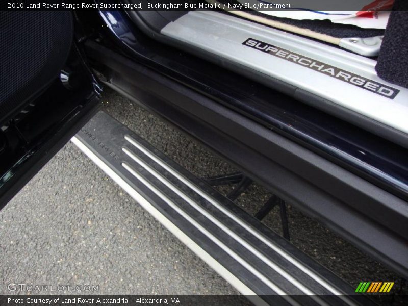 Buckingham Blue Metallic / Navy Blue/Parchment 2010 Land Rover Range Rover Supercharged