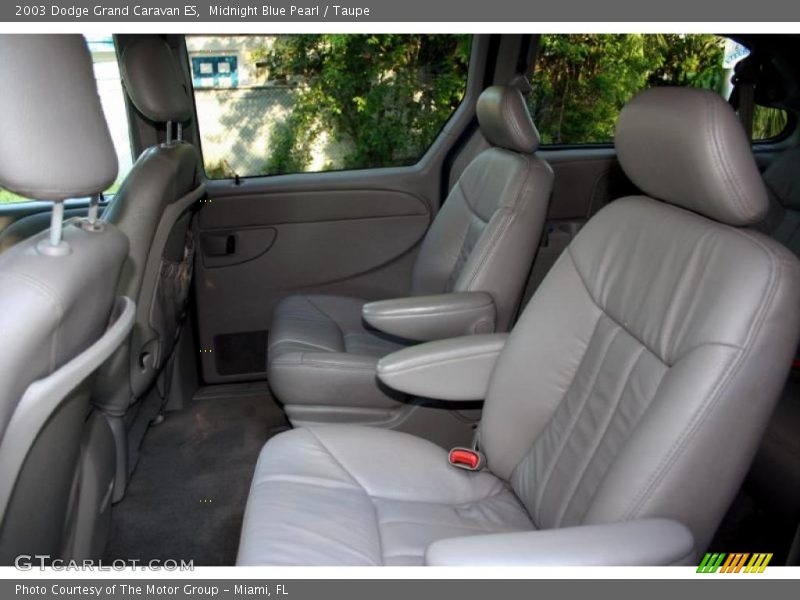 Midnight Blue Pearl / Taupe 2003 Dodge Grand Caravan ES