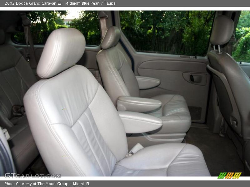 Midnight Blue Pearl / Taupe 2003 Dodge Grand Caravan ES