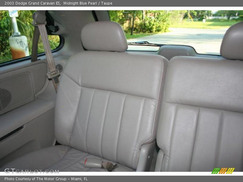 Midnight Blue Pearl / Taupe 2003 Dodge Grand Caravan ES