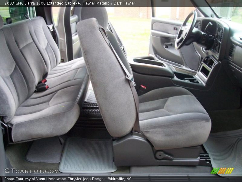 Pewter Metallic / Dark Pewter 2003 GMC Sierra 1500 Extended Cab 4x4