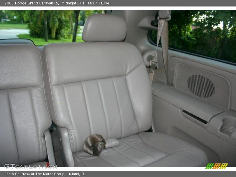 Midnight Blue Pearl / Taupe 2003 Dodge Grand Caravan ES
