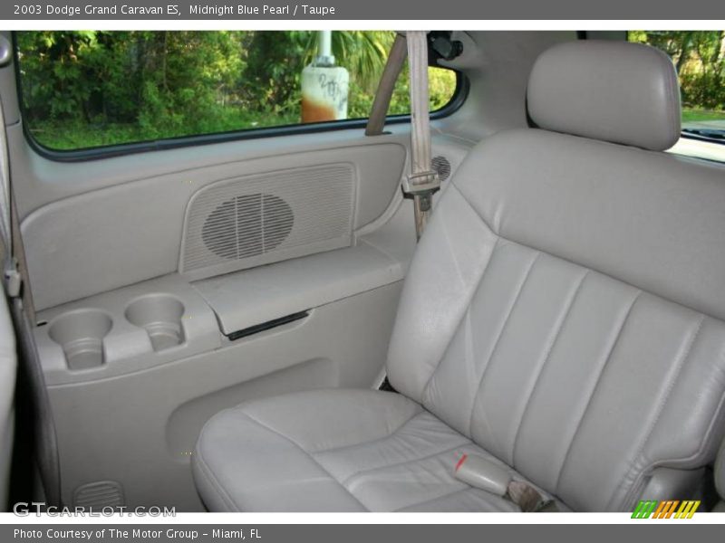 Midnight Blue Pearl / Taupe 2003 Dodge Grand Caravan ES
