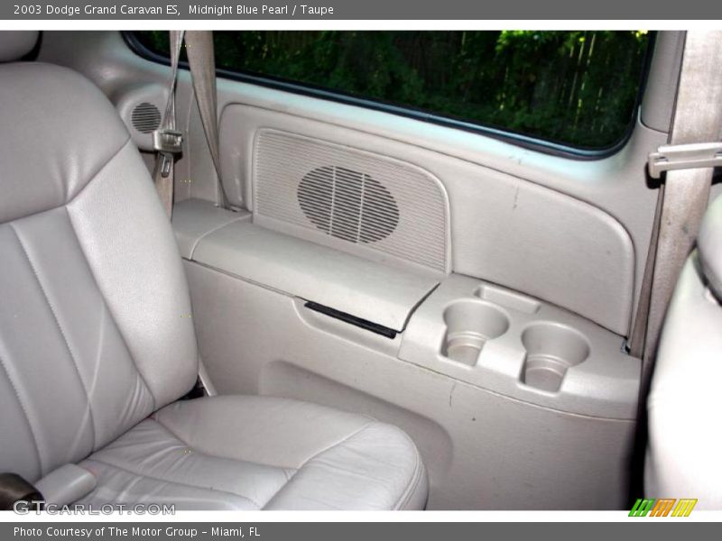 Midnight Blue Pearl / Taupe 2003 Dodge Grand Caravan ES