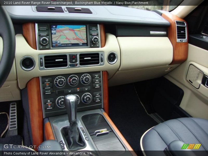 Buckingham Blue Metallic / Navy Blue/Parchment 2010 Land Rover Range Rover Supercharged
